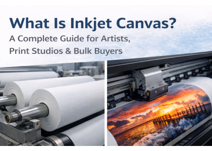 What Is Inkjet Canvas? A Complete Guide for Artists, Print Studios & Bulk Buyers