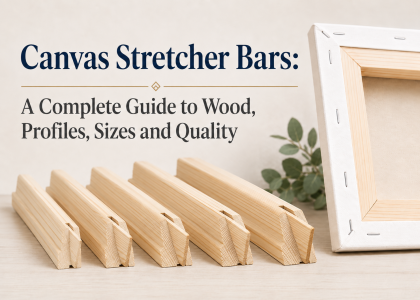 Canvas Stretcher Bars: A Complete Guide to Wood, Profiles, Sizes and Quality