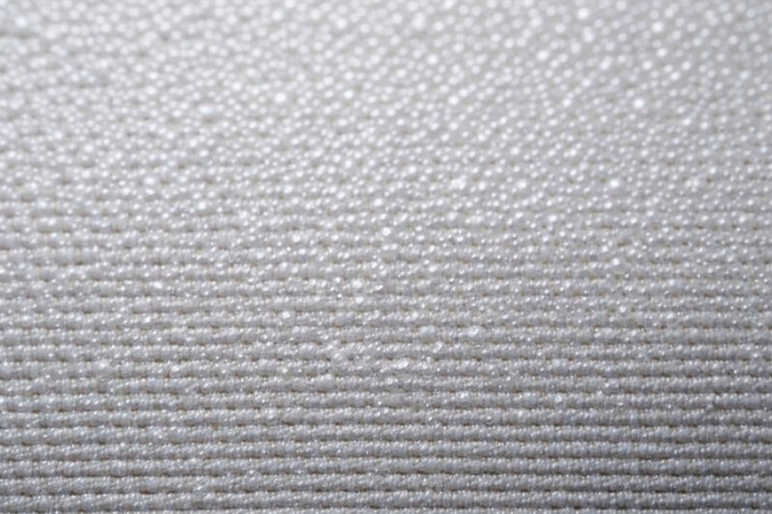 close-up of inkjet canvas surface coating under magnification