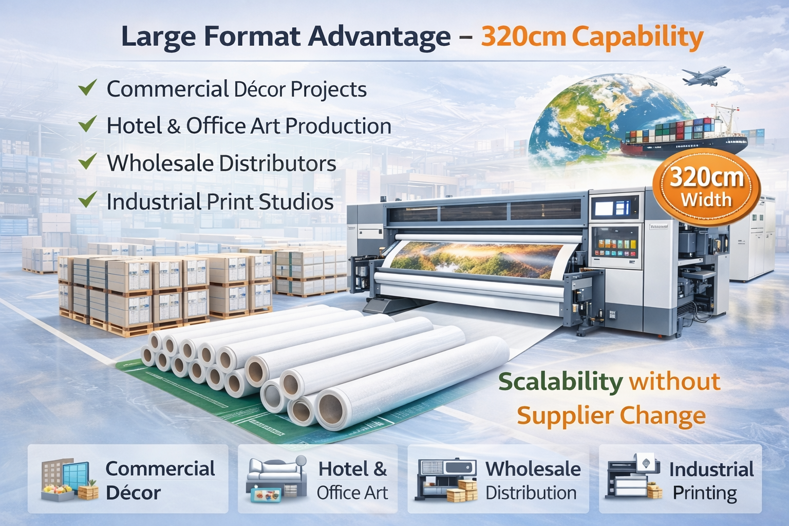 Large Format Advantage &ndash; 320cm Capability 