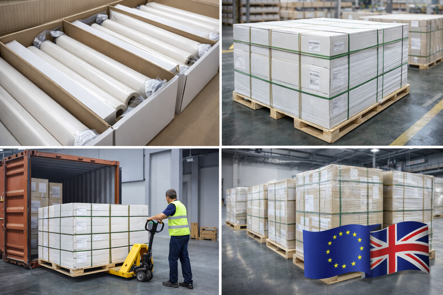 Inkjet canvas logistic