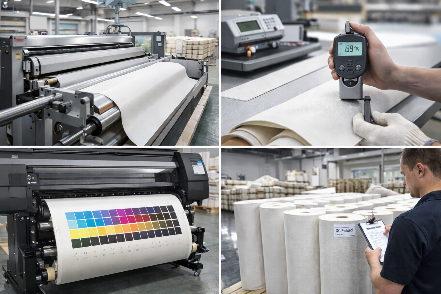 Inkjet canvas quality control