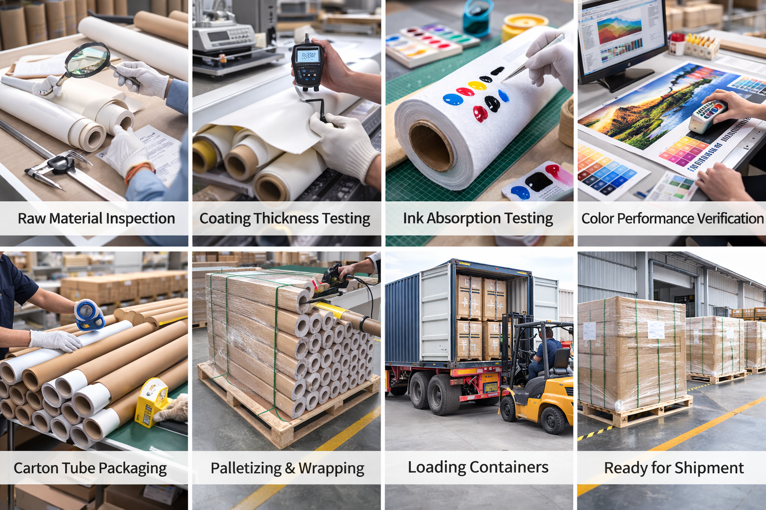 Inkjet canvas shipping