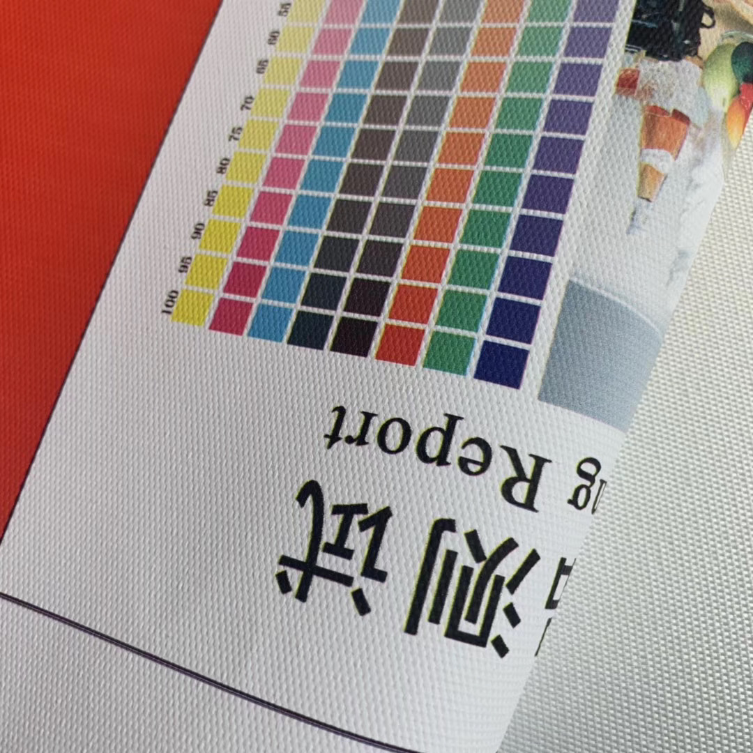 500D x 300D polyester printable canvas used for commercial bulk production