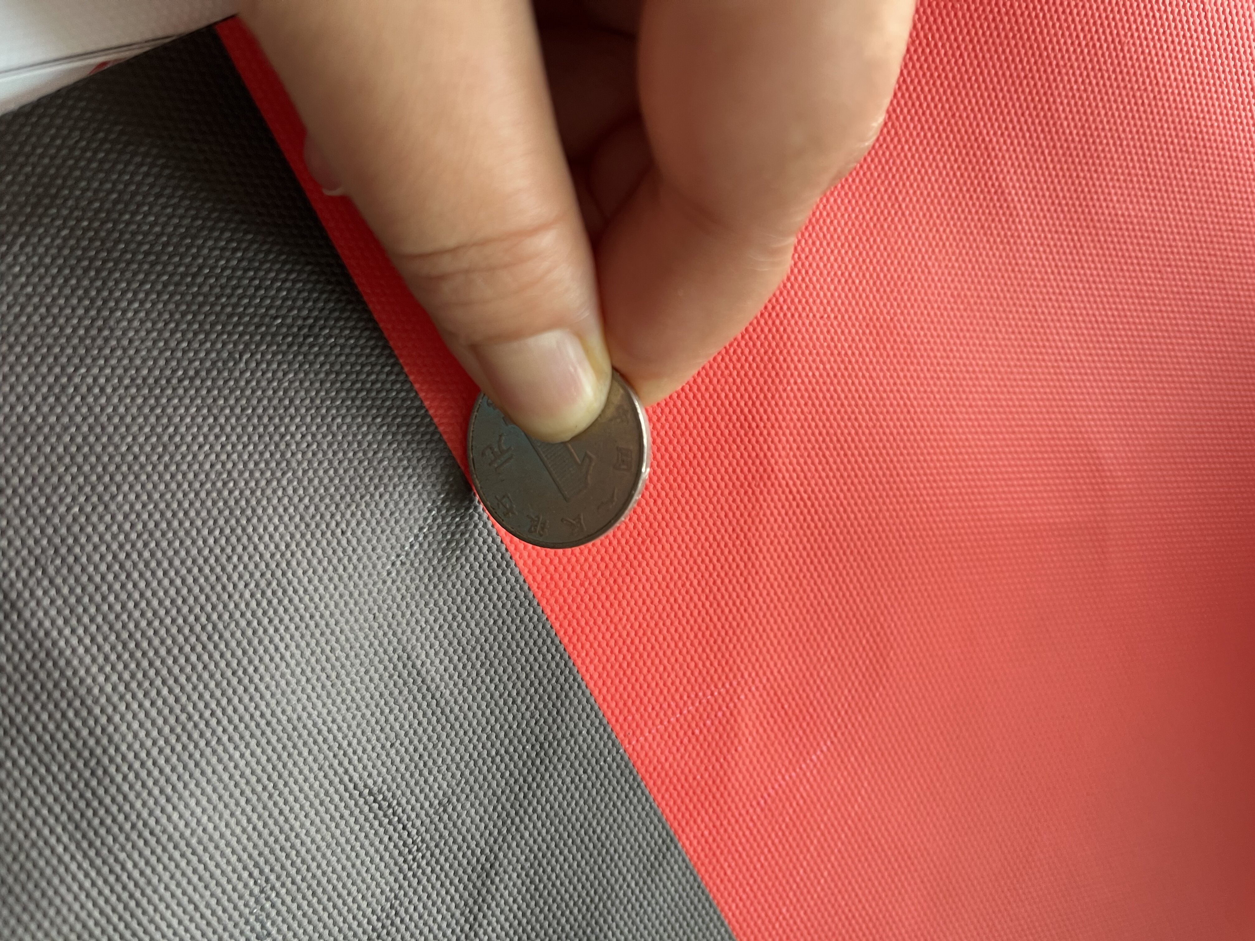 Scratch resistance testing performed on printable inkjet canvas