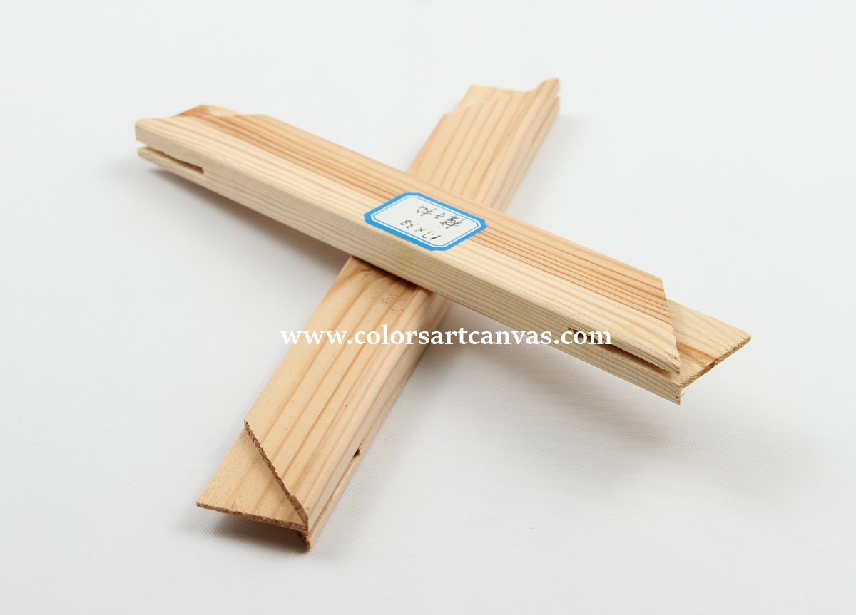 17mm x 38mm knot-free pine stretcher bars for canvas frames