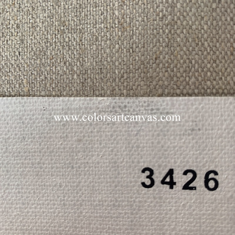 Artist Linen Canvas Roll 410gsm Medium grain