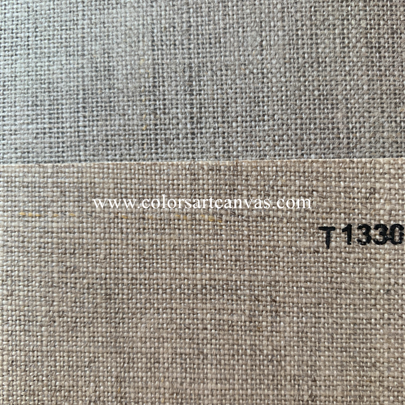 Primed Linen Canvas Roll 400gsm Medium grain with clear coating