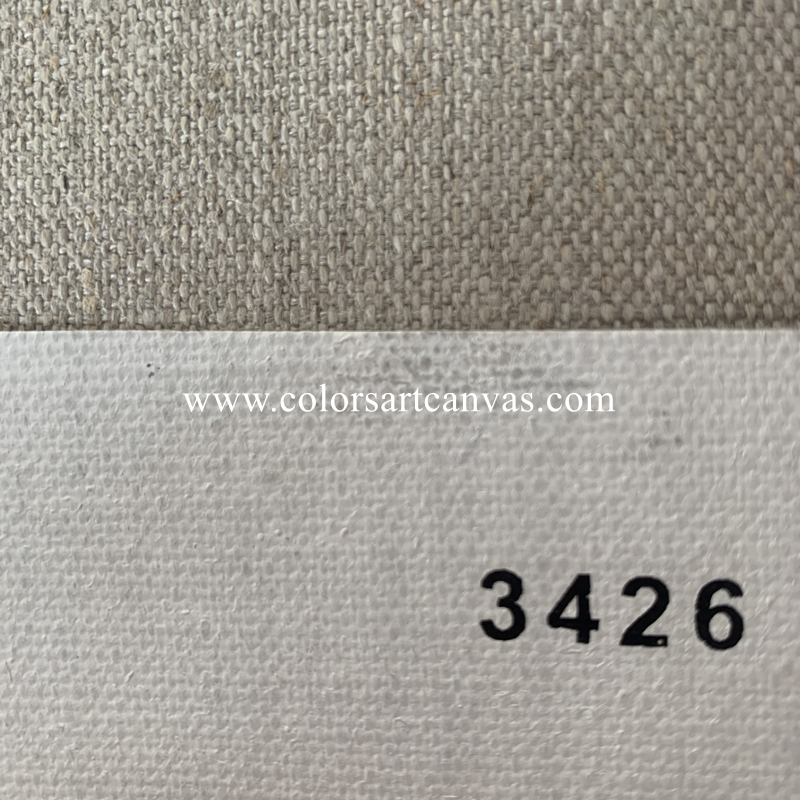Primed artist Linen Canvas Roll 410gsm Medium grain