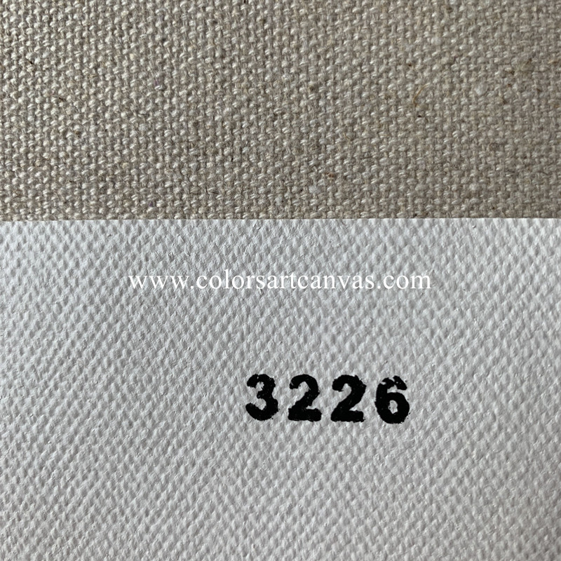 Triple Primed Artist Canvas Roll 2.2m Wide - Medium Texture, cotton linen canvas , 440gsm