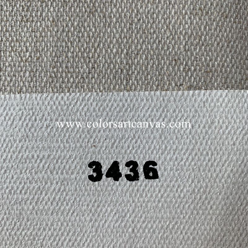 Triple Primed Artist Canvas Roll 2.2m Wide - Medium Texture, cotton linen canvas , 420gsm