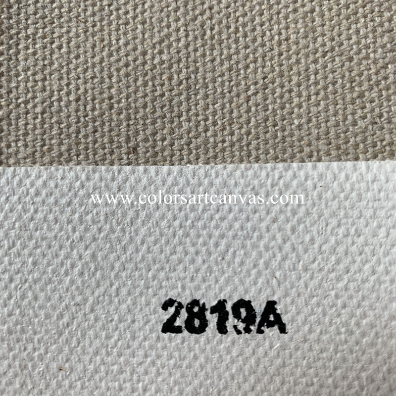 Triple Primed Artist Canvas Roll 3.65m Wide - Coarse Texture, cotton linen canvas , 560gsm