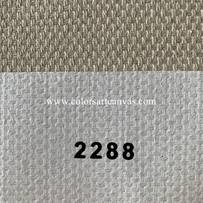 CUSTOM STRETCHED CANVAS /COARSE GRAIN LINEN BLEND/ TRIPLE PRIMED /500GSM