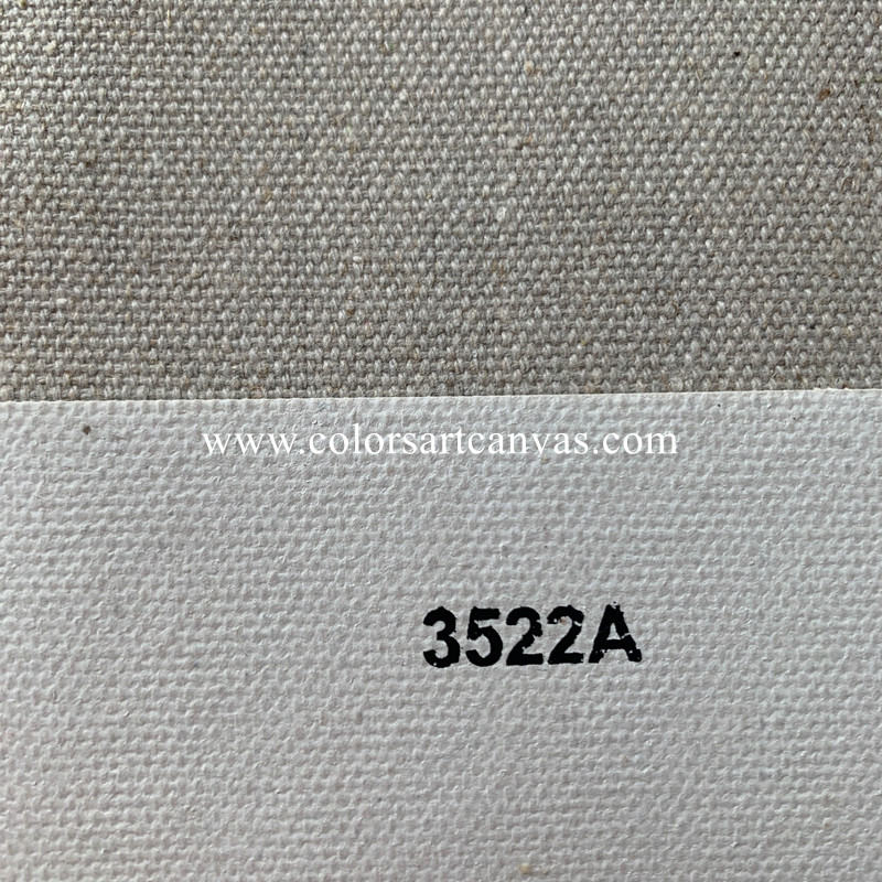 Triple Primed Artist Canvas Roll 2.2m Wide - Coarse Texture, cotton linen canvas ,460gsm