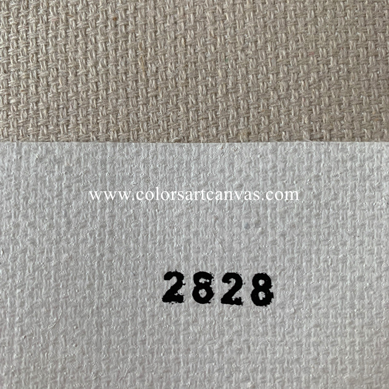 CUSTOM STRETCHED CANVAS /COARSE GRAIN LINEN BLEND/ TRIPLE PRIMED CANVAS /510GSM/ARTIST CANVAS