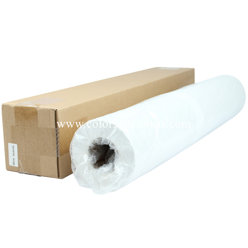 Matte inkjet canvas compatible with aqueous dye and pigment ink
