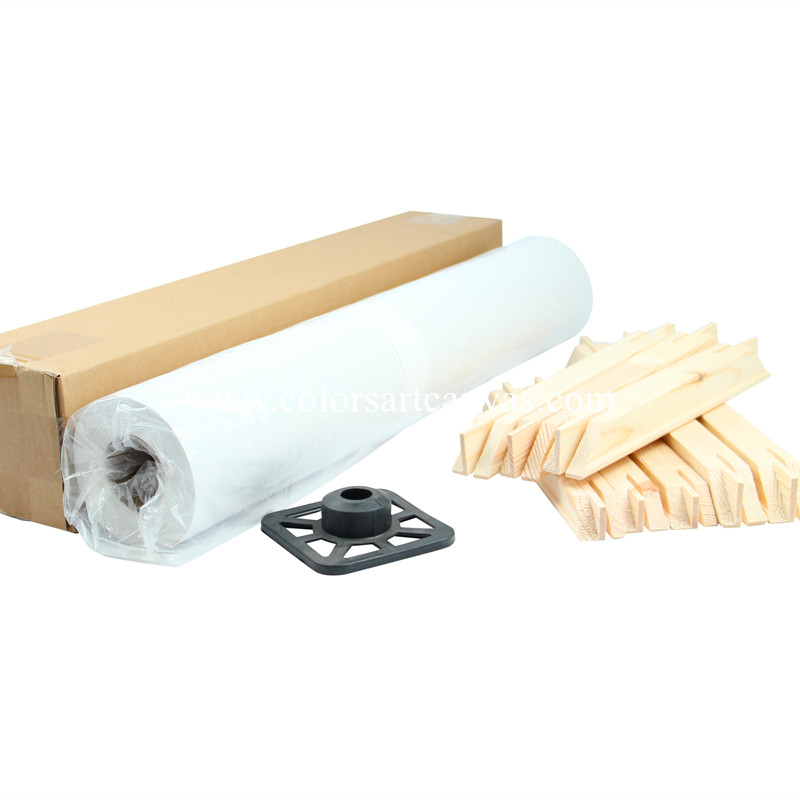 100% Cotton natural white inkjet canvas with matte aqueous pigment and dye ink compatible coating