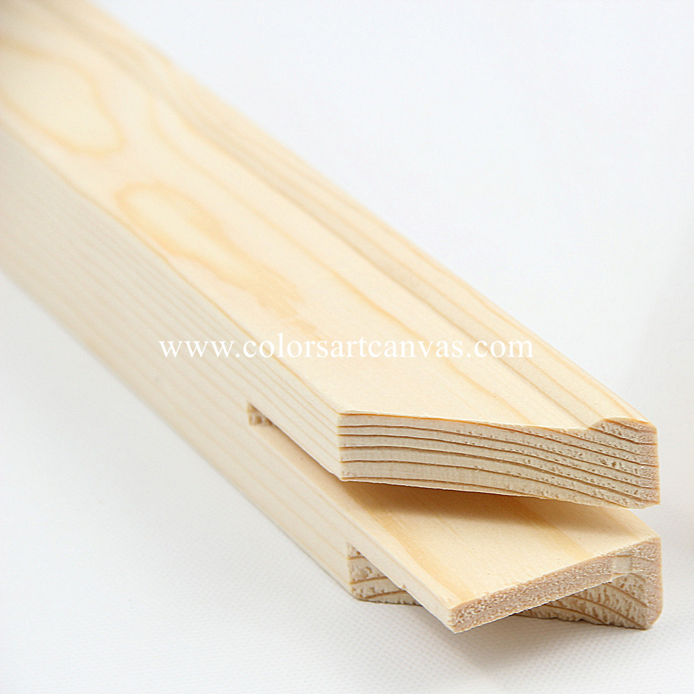 36mm height Pine stretcher bars knot free-inkjet canvas 