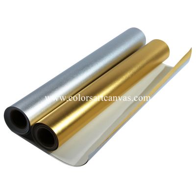 Framed Wall Canvas gold/Silver