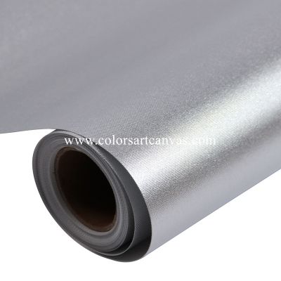 Silver canvas roll-inkjet printing-canvas fabric