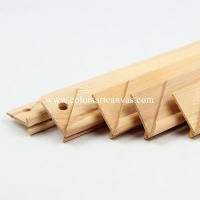 Stretcher bars and braces for cotton and linen canvas stretching