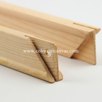 Standard stretcher bar 3/4 with Round arc - canvas frame