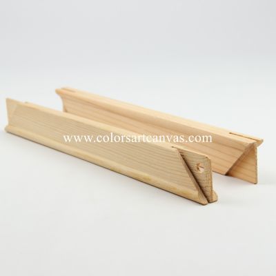 Finger-jointed Pine wood canvas stretcher bars with tongue and groove