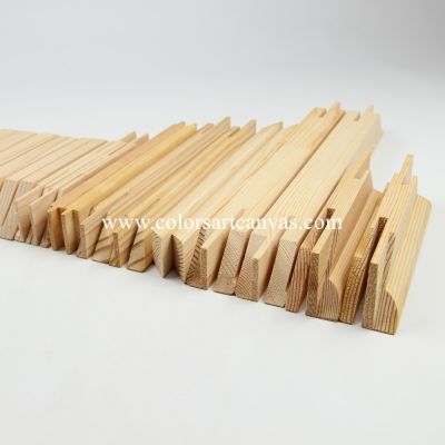 Wholesale pine wood frame wooden stretcher bar for stretched canvas