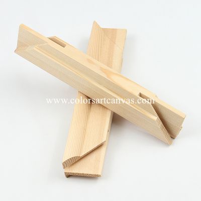 Pine 38mm gallery stretcher bars with wooden wedges