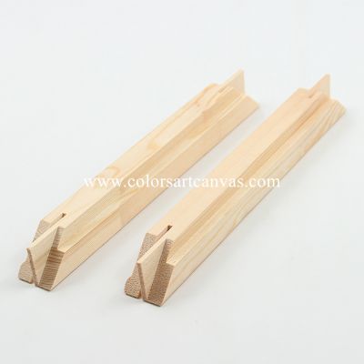 Round edges Stretcher bar for floater frames and gallery wraps