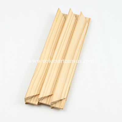 32mm deepth×32mm width beveled shape pine stretcher bars