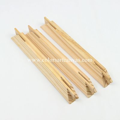 1-1/4 inch deepth×1-1/4 width  slope shape pine stretcher bars 