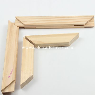 Pine Wood Painting Canvas Stretcher Bars Wooden Canvas Frame