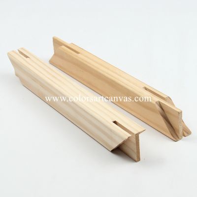 Wholesale pine wood inner frame stretcher bar for stretched canvas