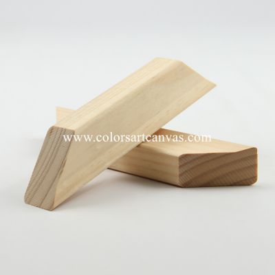 Pine wood stretcher bars with  45o angled