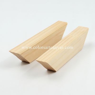 Canvas stretcher bars-mitered ends -V-nail