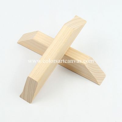 Canvas stretcher bars with Miter Joint
