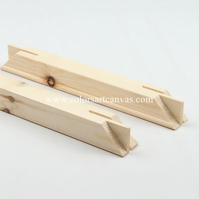 Pre-stretched canvases mounted on stretcher bars