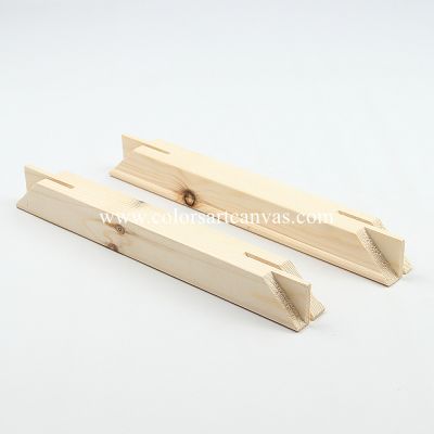 Pre-stretched canvases mounted on wooden stretcher bars