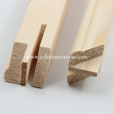 Inkjet Pro stretcher bars with round arc for inkjet canvas